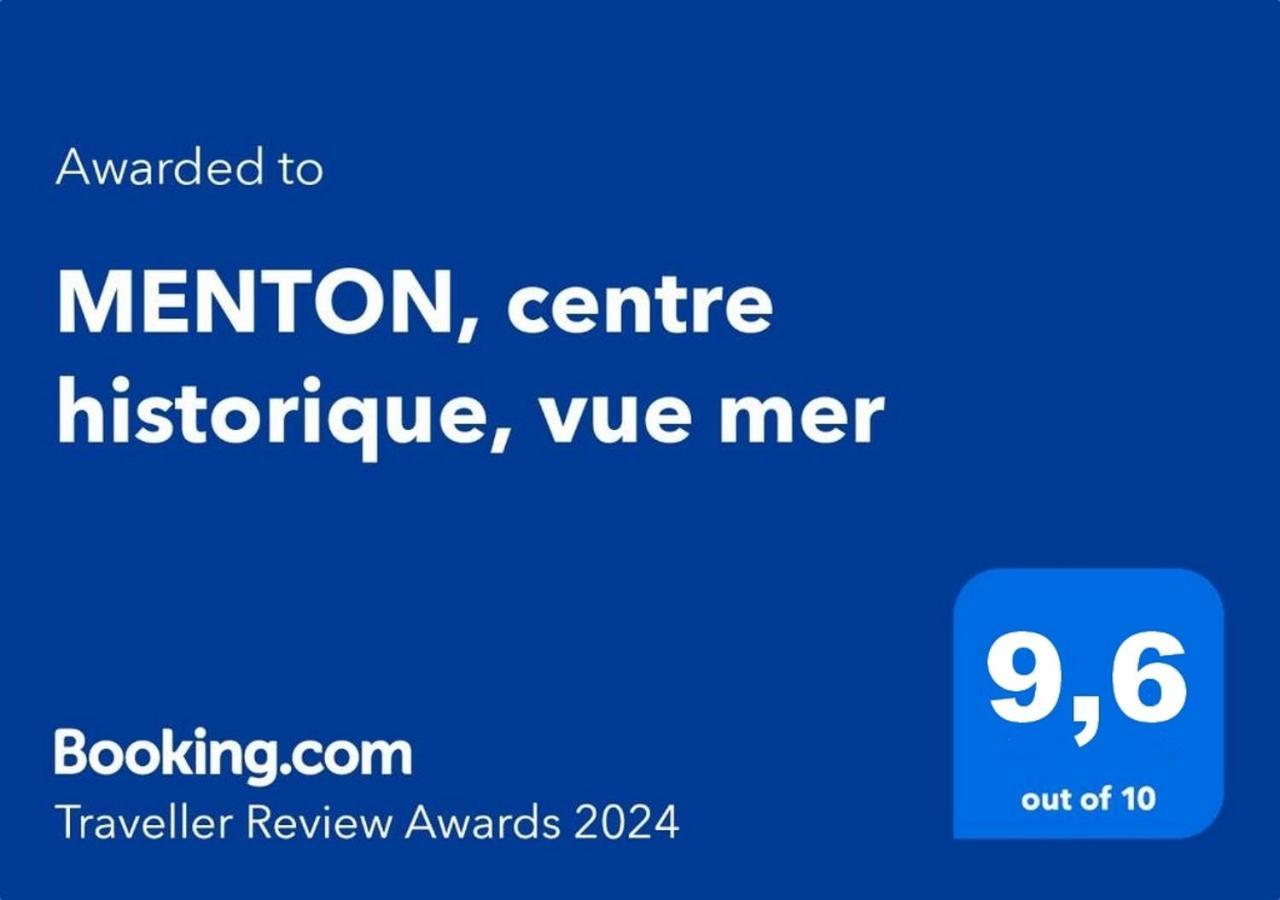Menton, Centre Historique, Vue Mer Εξωτερικό φωτογραφία