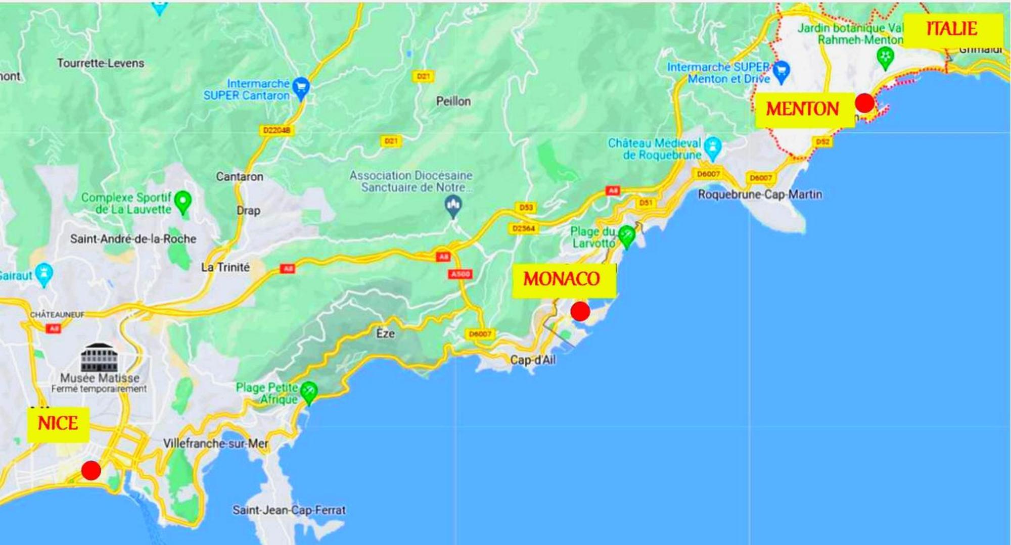 Menton, Centre Historique, Vue Mer Εξωτερικό φωτογραφία